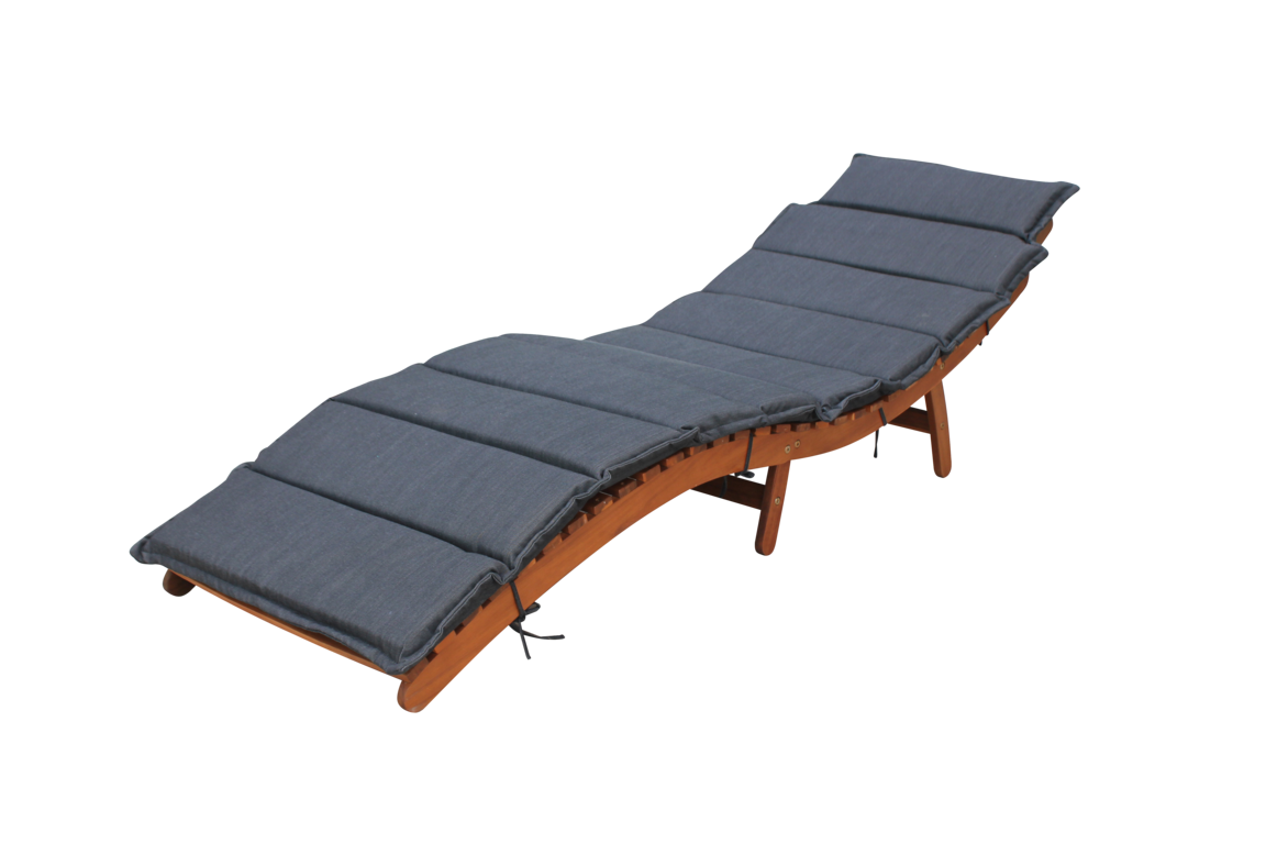 Folding Curved Sunlounger